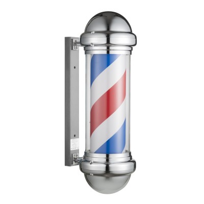 BARBER POLE CHROMED LARGE 04946 BARBER POLE CHROMED LARGE 04946