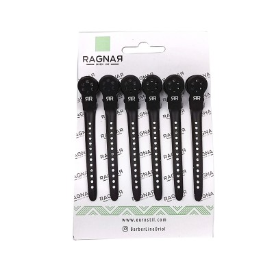 ΚΛΙΠΣ ΜΕΤΑΛΛΙΚΑ ΜΑΥΡΑ RAGNAR 07560 ΚΑΡΤΕΛΑ 9cm 6ΤΕΜ. ΚΛΙΠΣ ΜΕΤΑΛΛΙΚΑ ΜΑΥΡΑ RAGNAR 07560 ΚΑΡΤΕΛΑ 9cm 6ΤΕΜ.
