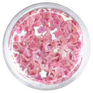 ΑΣΤΕΡΙ GLITTER ΜΕ ΤΡΥΠΑ ΡΟΖ 5mm 3gr ΑΣΤΕΡΙ GLITTER ΜΕ ΤΡΥΠΑ ΡΟΖ 5mm 3gr