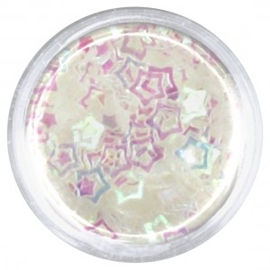 ΑΣΤΕΡΙ GLITTER ΜΕ ΤΡΥΠΑ ΑΣΠΡΟ 5mm 3gr ΑΣΤΕΡΙ GLITTER ΜΕ ΤΡΥΠΑ ΑΣΠΡΟ 5mm 3gr