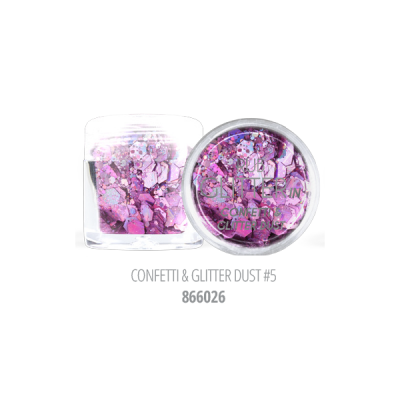 ΣΚΟΝΗ RUB GLITTER CONFETTI #5 ΣΚΟΝΗ RUB GLITTER CONFETTI #5