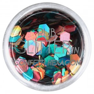 ΣΚΟΝΗ RUB GLITTER CONFETTI HEXAGON #4 ΣΚΟΝΗ RUB GLITTER CONFETTI HEXAGON #4