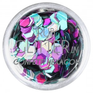 ΣΚΟΝΗ RUB GLITTER CONFETTI HEXAGON #7 ΣΚΟΝΗ RUB GLITTER CONFETTI HEXAGON #7