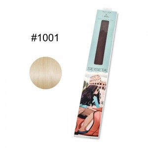 ΤΡΕΣΑ SEISETA WEFT HAIR EXTENSION 50/55cm #1001 ΦΥΣΙΚΗ 100gr