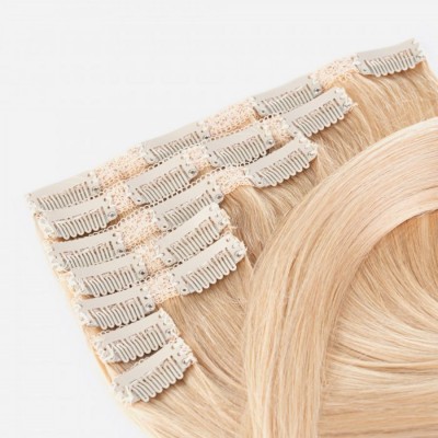ΤΡΕΣΑ SEISETA WEFT HAIR EXTENSION 7 ΚΟΜΜΑΤΙΑ ΜΕ ΚΛΙΠΣ #1B ΦΥΣΙΚΗ 100gr