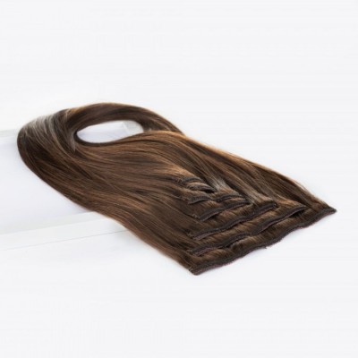 ΤΡΕΣΑ SEISETA WEFT HAIR EXTENSION 7 ΚΟΜΜΑΤΙΑ ΜΕ ΚΛΙΠΣ #1B ΦΥΣΙΚΗ 100gr