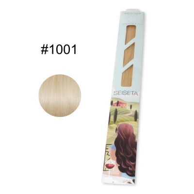 ΤΟΥΦΕΣ SEISETA HAIR EXTENSION KERATIN CLASSIC LINE 50/55cm #1001 25τεμ. 20gr