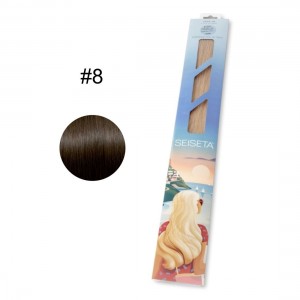 ΤΟΥΦΕΣ SEISETA HAIR EXTENSION TAPE-IN 50/55cm #8 6τεμ. 15gr