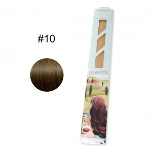 ΤΟΥΦΕΣ SEISETA HAIR EXTENSION KERATIN CLASSIC LINE 50/55cm #10 25τεμ. 20gr