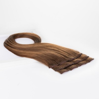 ΤΡΕΣΑ SEISETA WEFT HAIR EXTENSION 3 ΚΟΜΜΑΤΙΑ ΜΕ ΚΛΙΠΣ #1Β ΦΥΣΙΚΗ 30gr