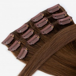 ΤΡΕΣΑ SEISETA WEFT HAIR EXTENSION 3 ΚΟΜΜΑΤΙΑ ΜΕ ΚΛΙΠΣ #8 ΦΥΣΙΚΗ 30gr
