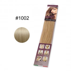 ΤΡΕΣΑ SEISETA WEFT HAIR EXTENSION 3 ΚΟΜΜΑΤΙΑ ΜΕ ΚΛΙΠΣ #1002 ΦΥΣΙΚΗ 30gr