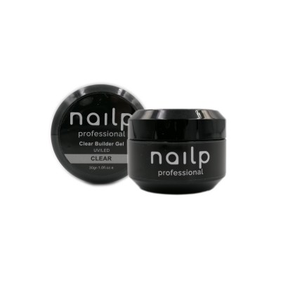 NAILP BUILDER GEL NO HEAT UV/LED CLEAR 30gr NAILP BUILDER GEL NO HEAT UV/LED CLEAR 30gr