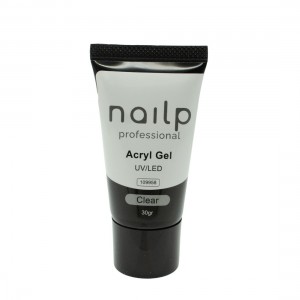 NAILP ACRYL GEL UV/LED CLEAR 30gr NAILP ACRYL GEL UV/LED CLEAR 30gr