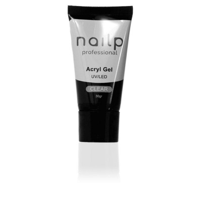 NAILP ACRYL GEL UV/LED CLEAR 30gr NAILP ACRYL GEL UV/LED CLEAR 30gr