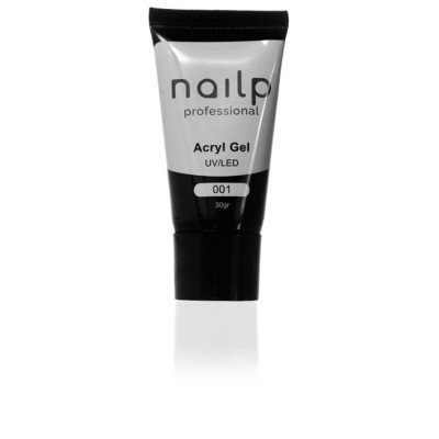 NAILP ACRYL GEL UV/LED #001 ΑΣΒΕΣΤΗΣ 30gr NAILP ACRYL GEL UV/LED #001 ΑΣΒΕΣΤΗΣ 30gr