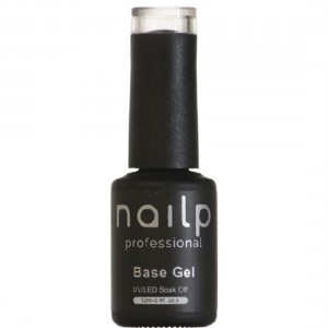 NAILP BASE GEL SOAK OFF UV/LED CLEAR 12ml NAILP BASE GEL SOAK OFF UV/LED CLEAR 12ml