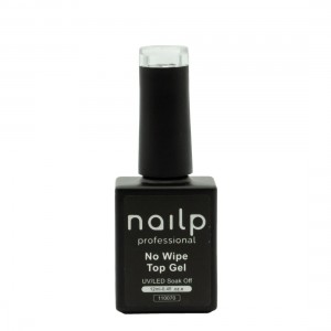 NAILP NO WIPE TOP GEL SOAK OFF UV/LED CLEAR 12ml