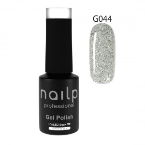NAILP GEL POLISH SOAK OFF UV/LED #G044 12ml GLITTER LINE NAILP GEL POLISH SOAK OFF UV/LED #G044 12ml GLITTER LINE