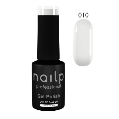 NAILP GEL POLISH SOAK OFF UV/LED COLOR MILK #010 12ml NAILP GEL POLISH SOAK OFF UV/LED COLOR MILK #010 12ml