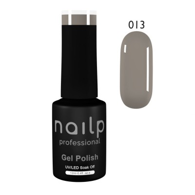 NAILP GEL POLISH SOAK OFF UV/LED CLASSIC GREY #013 12ml NAILP GEL POLISH SOAK OFF UV/LED CLASSIC GREY #013 12ml