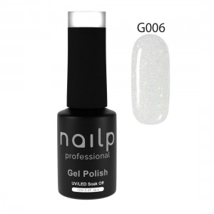 NAILP GEL POLISH SOAK OFF UV/LED #G006 12ml GLITTER LINE NAILP GEL POLISH SOAK OFF UV/LED #G006 12ml GLITTER LINE