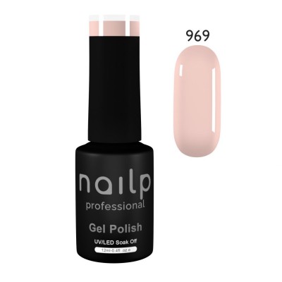NAILP GEL POLISH SOAK OFF UV/LED #969 12ml NAILP GEL POLISH SOAK OFF UV/LED #969 12ml