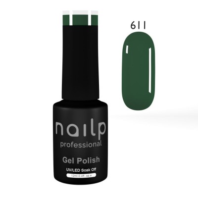 NAILP GEL POLISH SOAK OFF UV/LED #611 12ml NAILP GEL POLISH SOAK OFF UV/LED #611 12ml