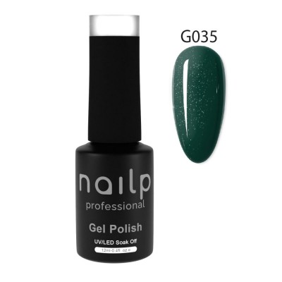 NAILP GEL POLISH SOAK OFF UV/LED #G035 12ml GLITTER LINE NAILP GEL POLISH SOAK OFF UV/LED #G035 12ml GLITTER LINE