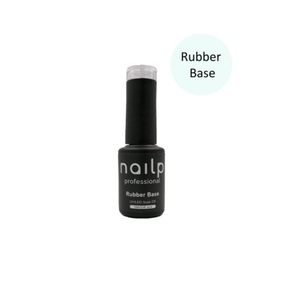 NAILP RUBBER BASE GEL SOAK OFF UV/LED CLEAR 12ml NAILP RUBBER BASE GEL SOAK OFF UV/LED CLEAR 12ml
