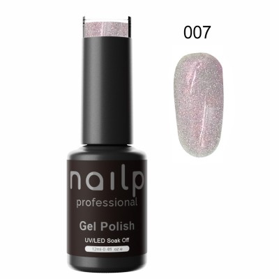 NAILP GEL POLISH SOAK OFF UV/LED TRANSLUCENT FLARE REFLECTIVE #007 12ml NAILP GEL POLISH SOAK OFF UV/LED TRANSLUCENT FLARE REFLECTIVE #007 12ml