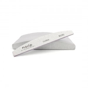 ΛΙΜΑ NAILP ZEBRA HALF MOON 80/80 ΛΙΜΑ NAILP ZEBRA HALF MOON 80/80