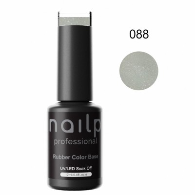 NAILP RUBBER COLOR BASE GEL SOAK OFF UV/LED #088 12ml