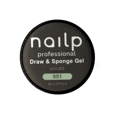 NAILP PAINTING GEL DRAW AND SPONGE #051 8gr NAILP PAINTING GEL DRAW AND SPONGE #051 8gr