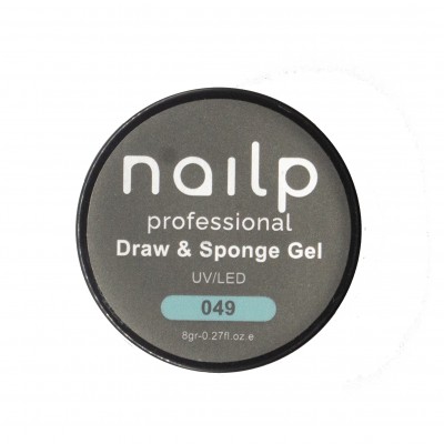 NAILP PAINTING GEL DRAW AND SPONGE #049 8gr NAILP PAINTING GEL DRAW AND SPONGE #049 8gr