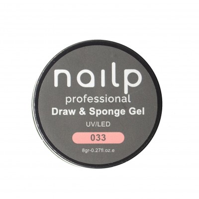 NAILP PAINTING GEL DRAW AND SPONGE #033 8gr NAILP PAINTING GEL DRAW AND SPONGE #033 8gr