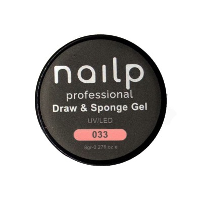 NAILP PAINTING GEL DRAW AND SPONGE #033 8gr NAILP PAINTING GEL DRAW AND SPONGE #033 8gr