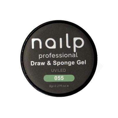 NAILP PAINTING GEL DRAW AND SPONGE #055 8gr