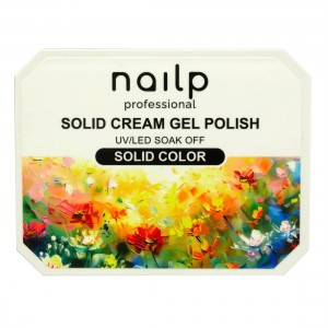 NAILP SOLID CREAM GEL POLISH SOLID COLOR 9 x 2gr