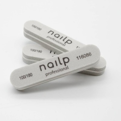 NAILP ΜΠΑΦΕΡ MINI ΙΣΙΟ ΓΚΡΙ 100/180