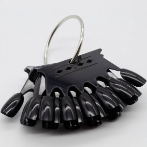 NAILP ΠΑΛΕΤΑ ΝΥΧΙΩΝ ΜΑΥΡΗ ΜΕ ΚΡΙΚΟ 10 ΘΕΣΕΩΝ NAILP ΠΑΛΕΤΑ ΝΥΧΙΩΝ ΜΑΥΡΗ ΜΕ ΚΡΙΚΟ 10 ΘΕΣΕΩΝ