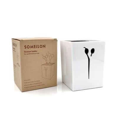 ΒΑΣΗ ΨΑΛΙΔΙΩΝ SCISSOR HOLDER BOX ΛΕΥΚΟ ΒΑΣΗ ΨΑΛΙΔΙΩΝ SCISSOR HOLDER BOX ΛΕΥΚΟ