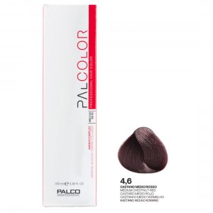 ΒΑΦΗ PALCOLOR 4.6 ΚΑΣΤΑΝΟ ΜΕΣΑΙΟ ΚΟΚΚΙΝΟ 100ml