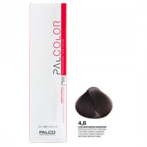 ΒΑΦΗ PALCOLOR 4.8 ΚΑΣΤΑΝΟ ΜΕΣΑΙΟ ΚΑΦΕ 100ml