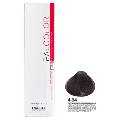 ΒΑΦΗ PALCOLOR 4.84 ΚΑΣΤΑΝΟ ΜΕΣΑΙΟ ΚΑΦΕ ΖΕΣΤΟ 100ml ΒΑΦΗ PALCOLOR 4.84 ΚΑΣΤΑΝΟ ΜΕΣΑΙΟ ΚΑΦΕ ΖΕΣΤΟ 100ml
