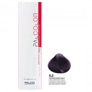 ΒΑΦΗ PALCOLOR 5.2 ΚΑΣΤΑΝΟ ΑΝΟΙΧΤΟ ΒΙΟΛΕΤΙ 100ml