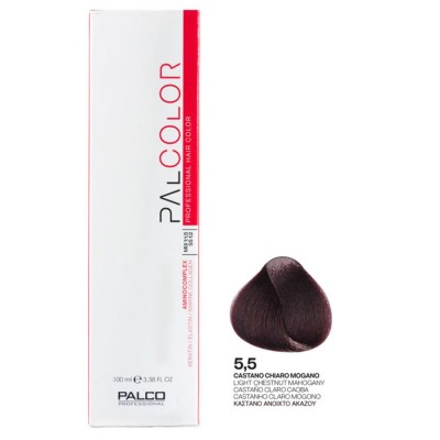 ΒΑΦΗ PALCOLOR 5.5 ΚΑΣΤΑΝΟ ΑΝΟΙΧΤΟ ΑΚΑΖΟΥ 100ml ΒΑΦΗ PALCOLOR 5.5 ΚΑΣΤΑΝΟ ΑΝΟΙΧΤΟ ΑΚΑΖΟΥ 100ml
