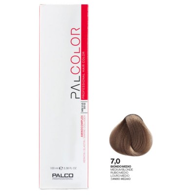 ΒΑΦΗ PALCOLOR 7.0 ΞΑΝΘΟ ΜΕΣΑΙΟ 100ml ΒΑΦΗ PALCOLOR 7.0 ΞΑΝΘΟ ΜΕΣΑΙΟ 100ml