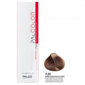 ΒΑΦΗ PALCOLOR 7.31 ΞΑΝΘΟ ΜΕΣΑΙΟ ΧΡΥΣΑΦΙ ΣΤΑΧΤΙ 100ml