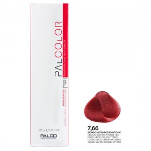 ΒΑΦΗ PALCOLOR 7.66 ΞΑΝΘΟ ΜΕΣΑΙΟ ΕΝΤΟΝΟ ΚΟΚΚΙΝΟ 100ml